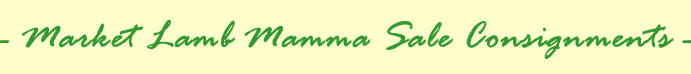 Market Lamb Mamma Sale